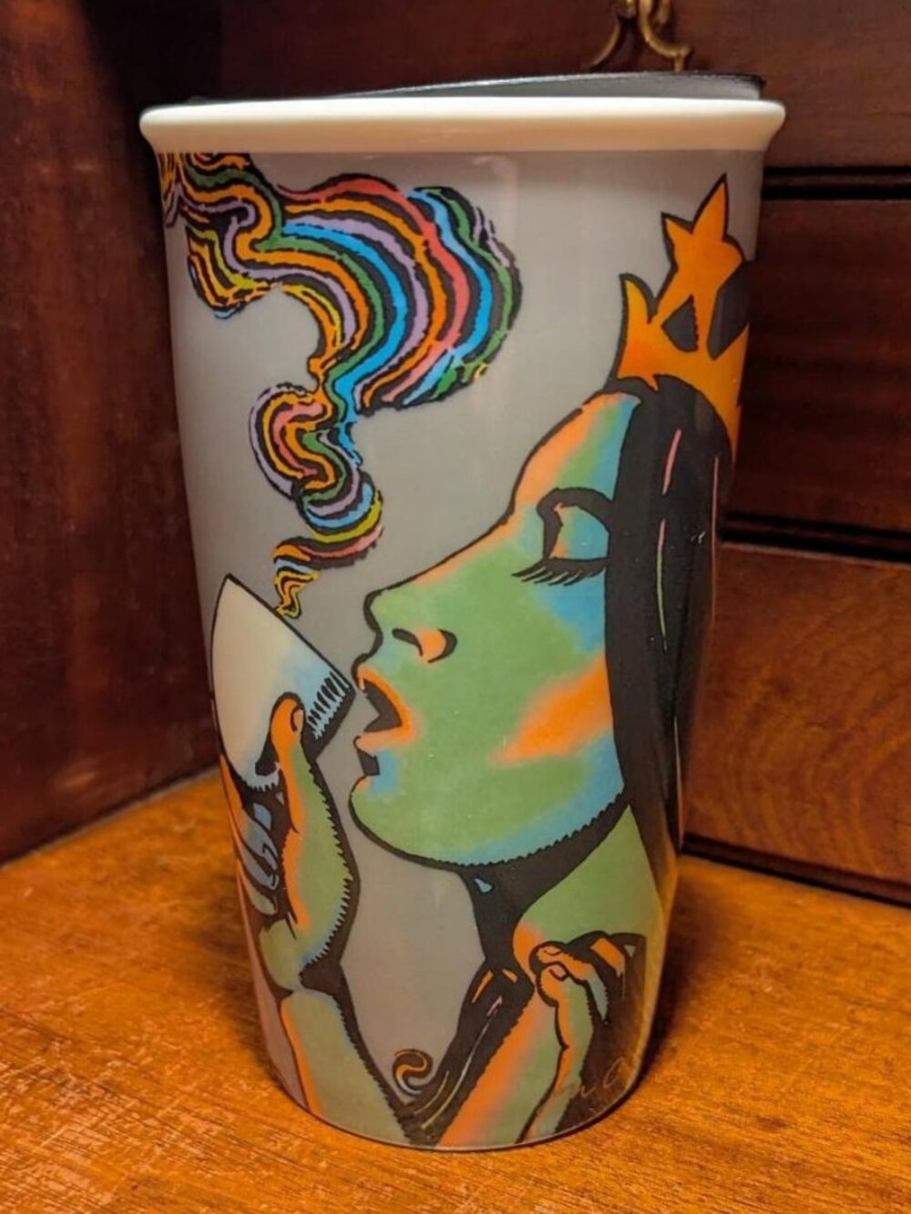 Starbucks Siren 2016 25th Anniversary Limited Edition 12oz Ceramic Traveler